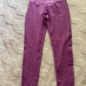 ALO Yoga Purple Leggings Streamlined Fit